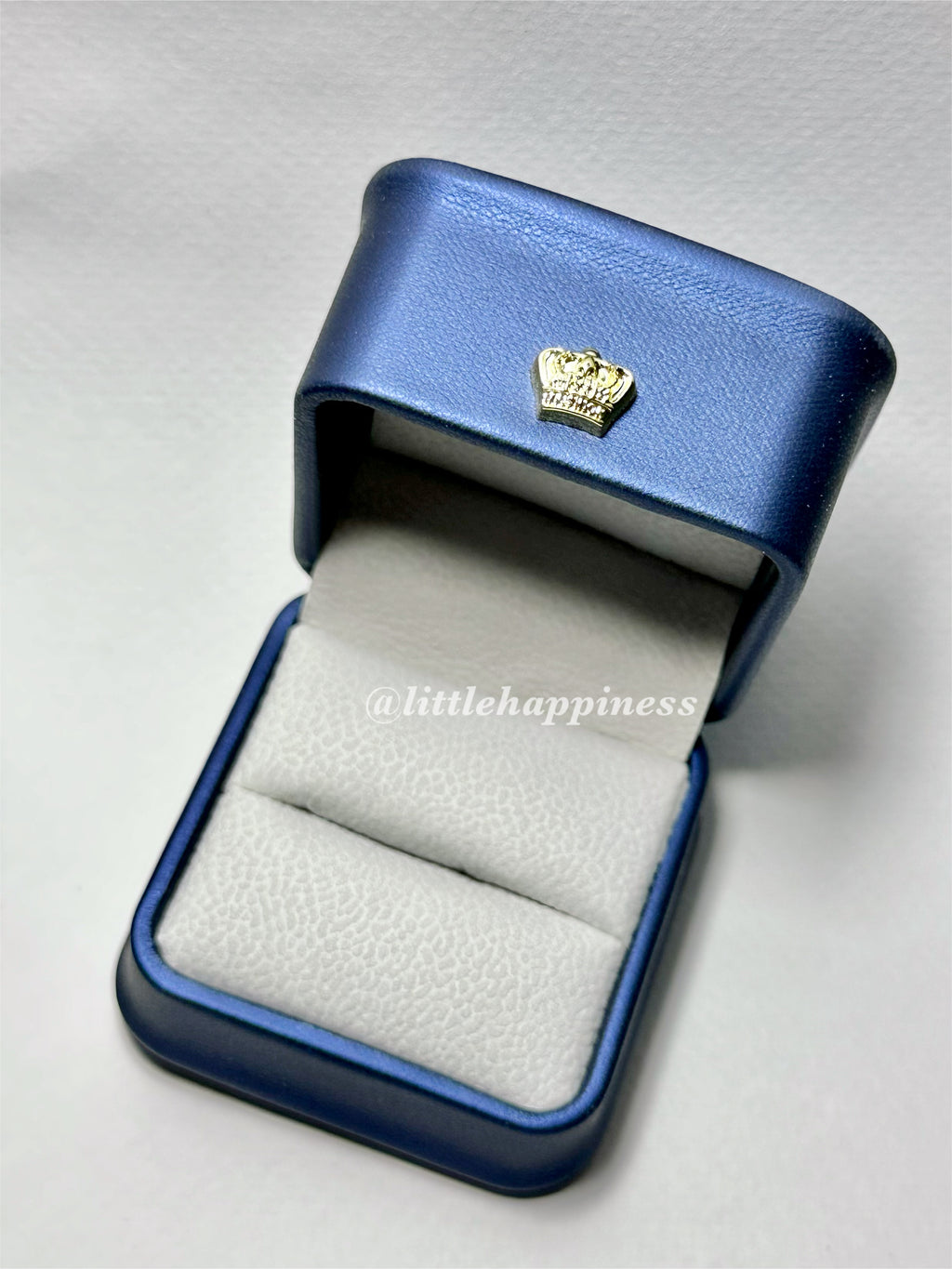 Caja Azul Marino para Anillo