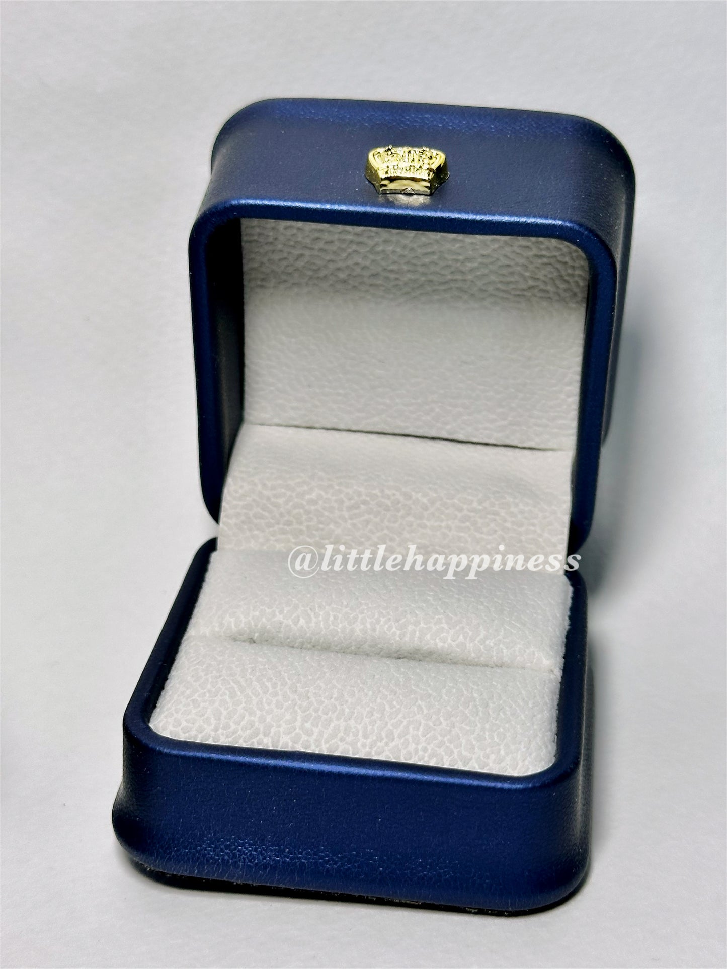 Caja Azul Marino para Anillo