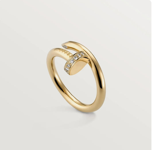 Anillo Clavo Cartier Dorado