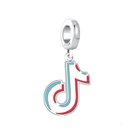 Charm Colgante Logo Tiktok