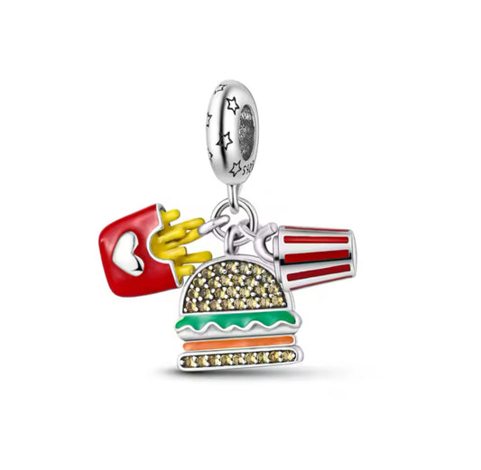 Charm Colgante Comida Rápida
