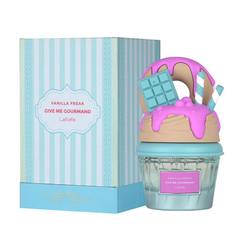 Lattafa Unisex Give Me Gourmand Vanilla Freak EDP Spray 2.53 oz