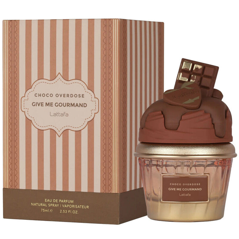 Lattafa Unisex Give Me Gourmand Choco Overdose EDP Spray 2.53 oz