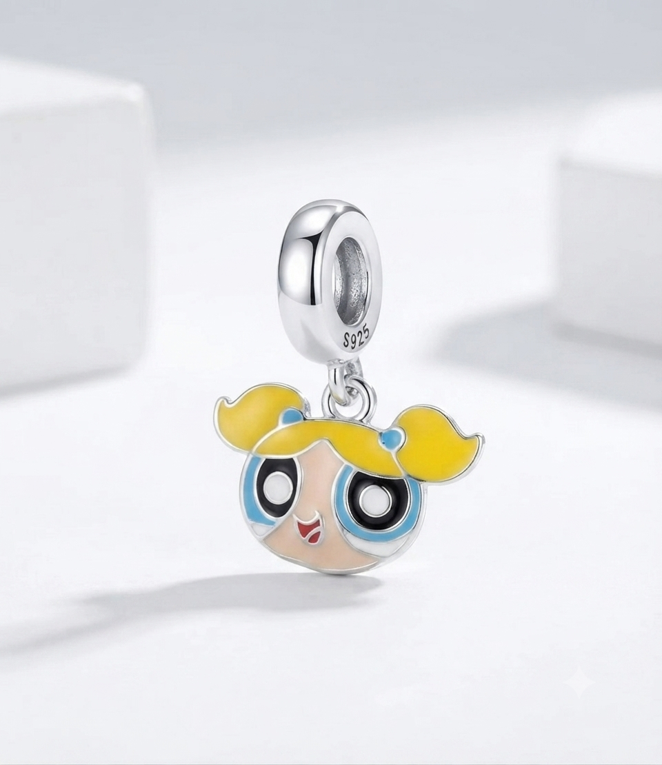 Charm Colgante Burbuja, chicas superpoderosas