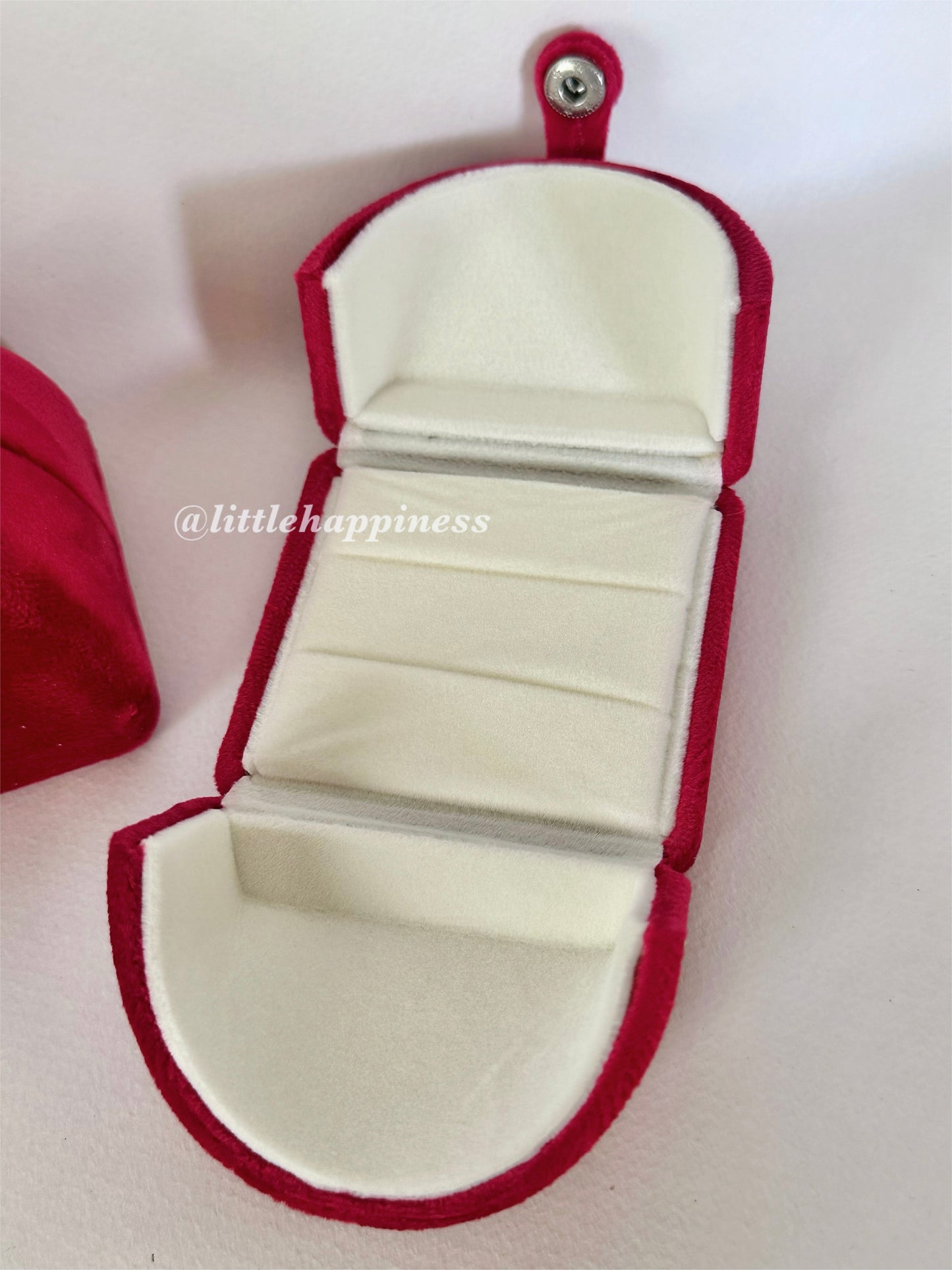 Caja Roja para Trío de Boda