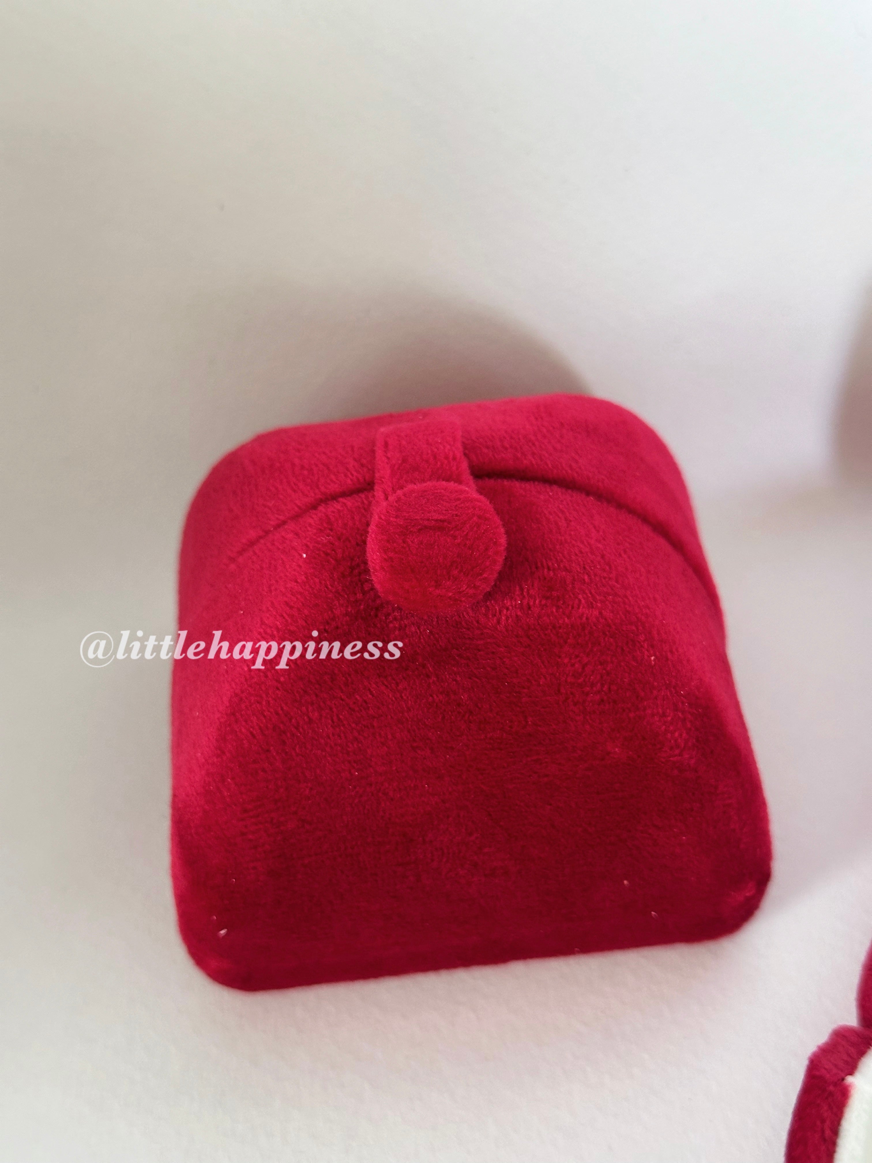 Caja Roja para Trío de Boda