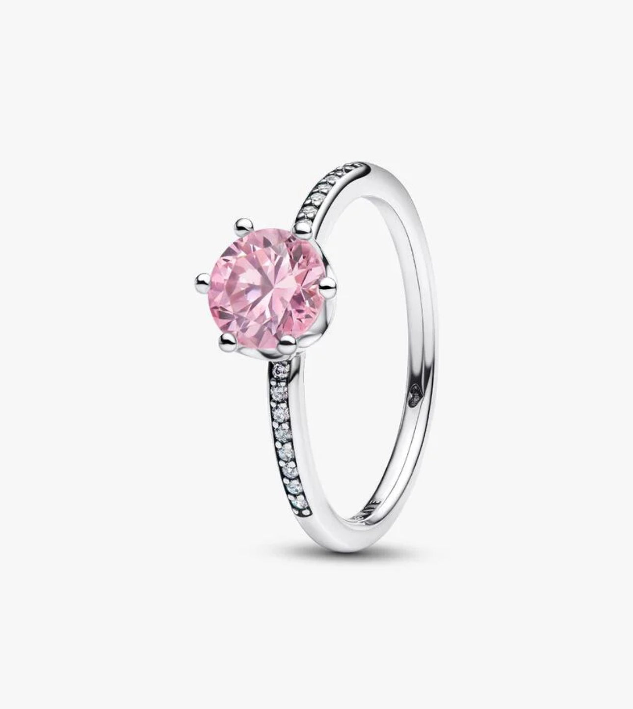 Anillo Corona Resplandor Rosa