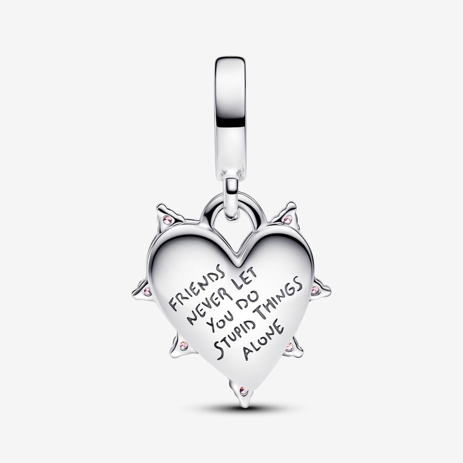 Charm Colgante Doble Amistad Opalescente