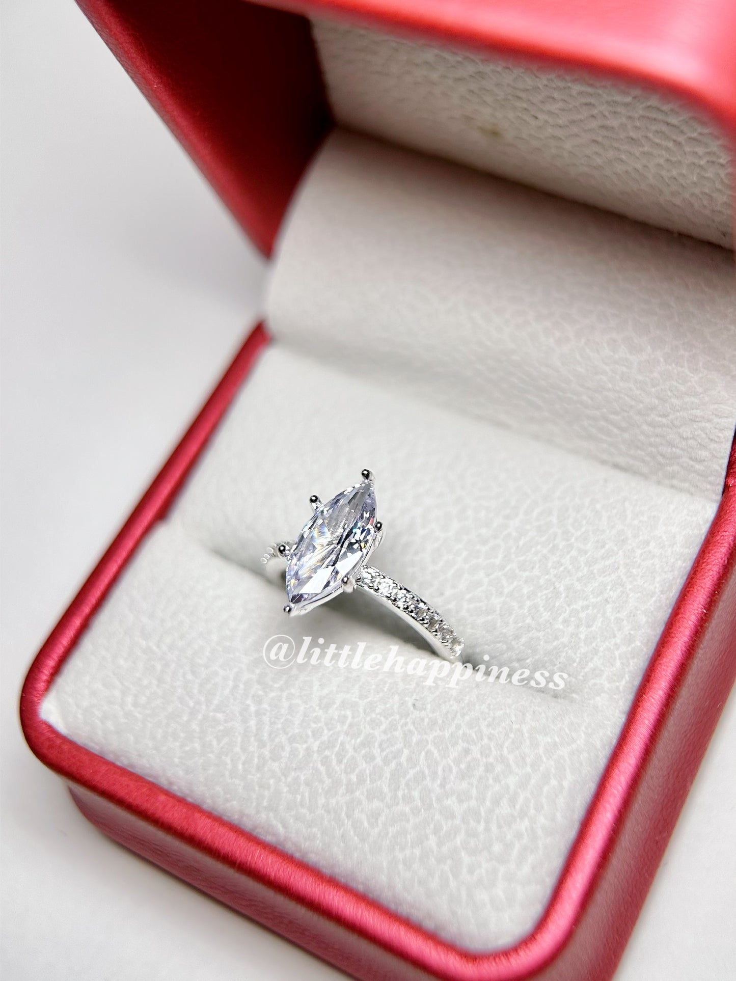 Anillo Compromiso Corte Marquesa