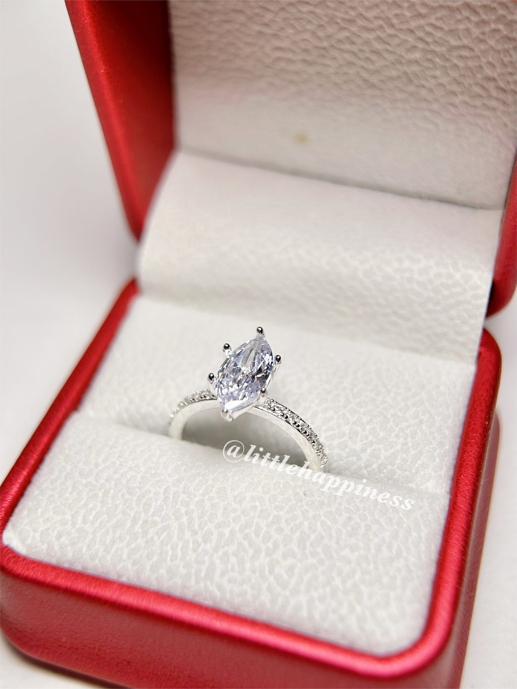 Anillo Compromiso Corte Marquesa