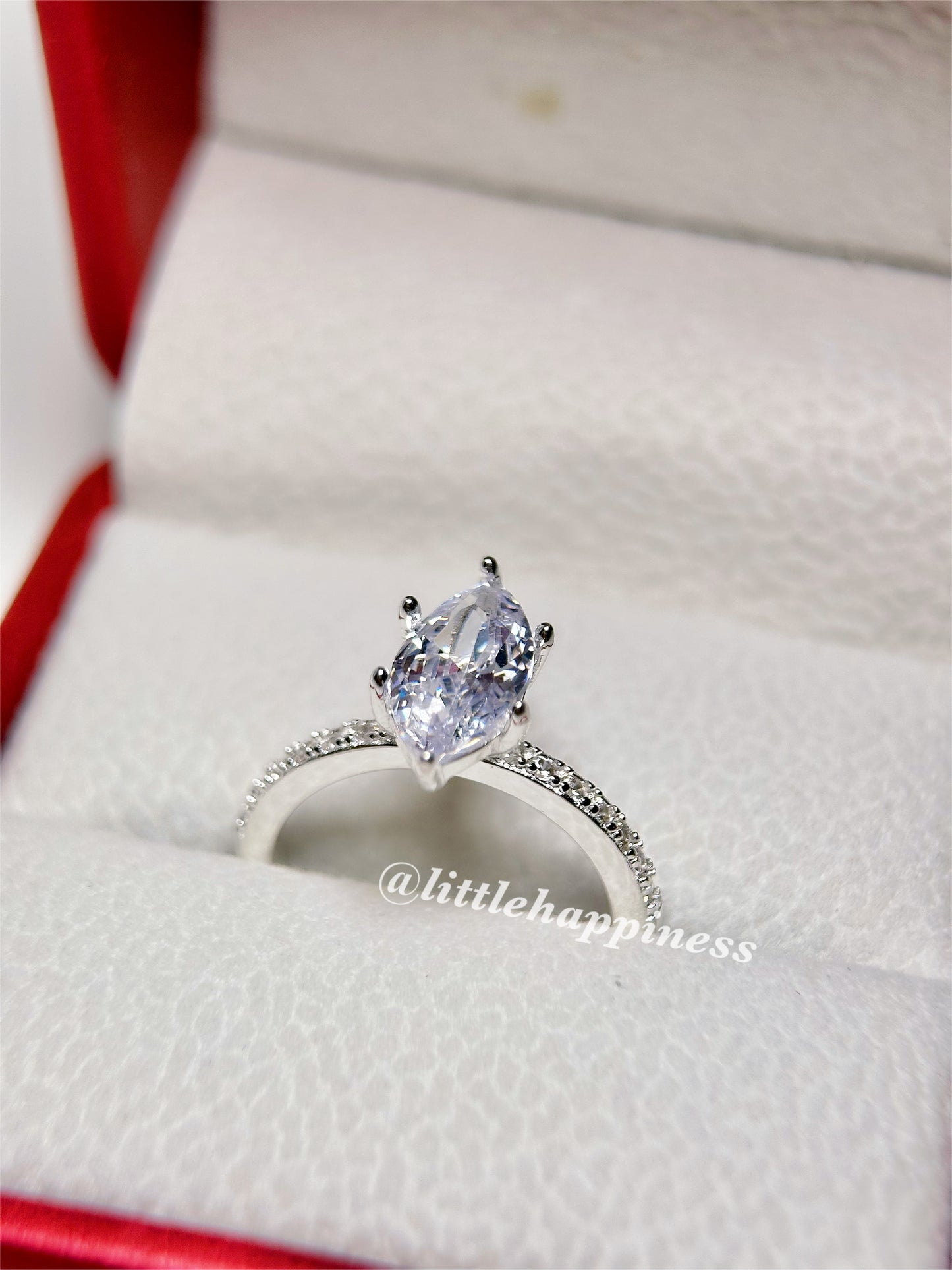 Anillo Compromiso Corte Marquesa