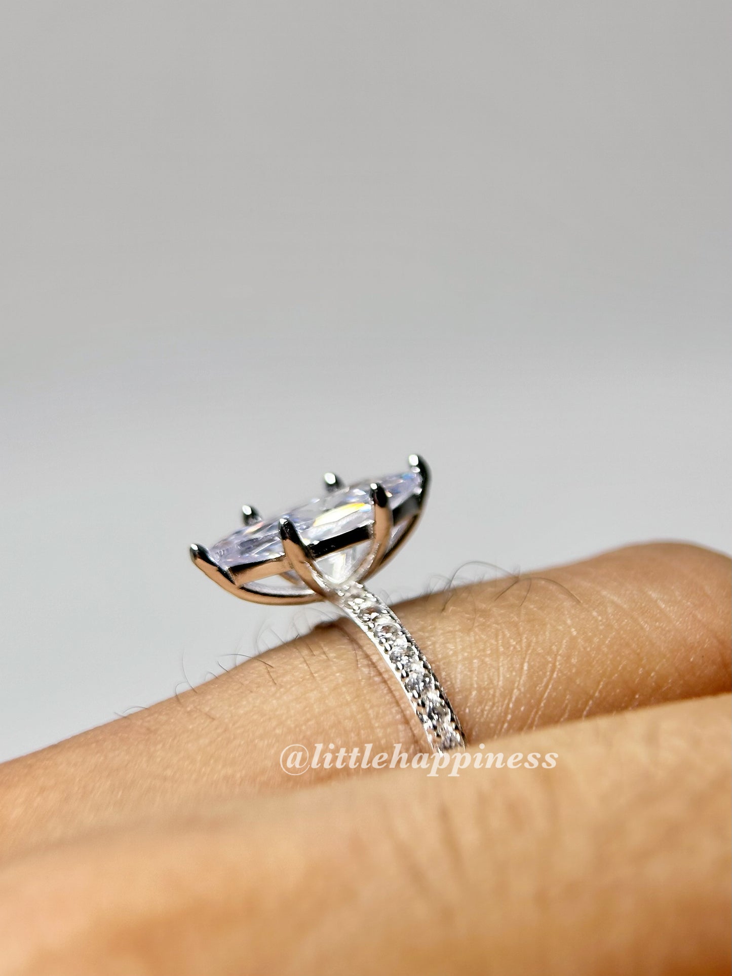 Anillo Compromiso Corte Marquesa