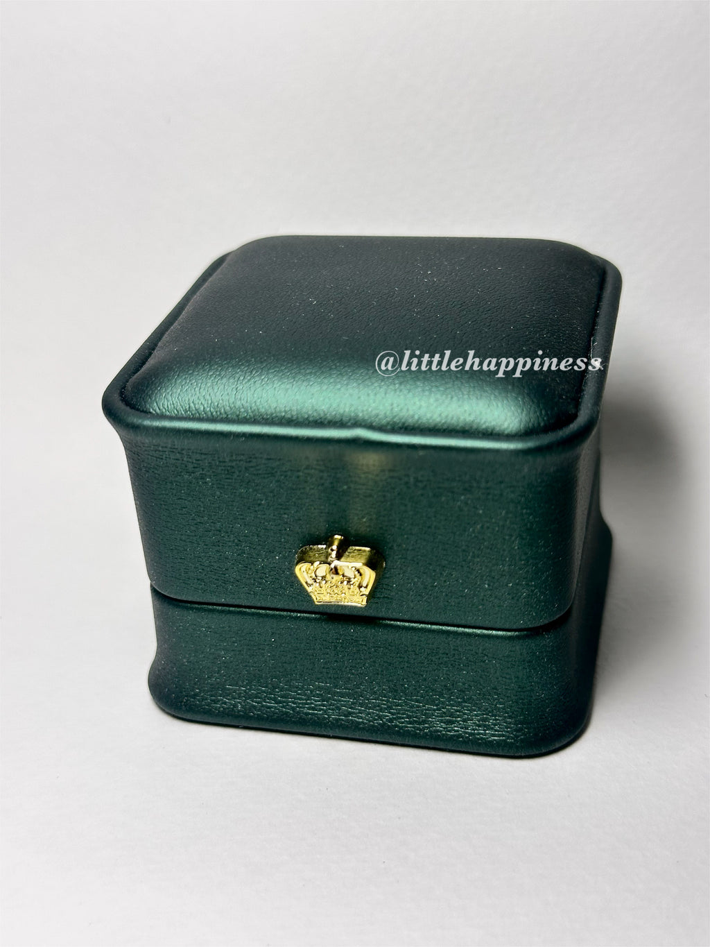 Caja Verde Oscuro para Anillo
