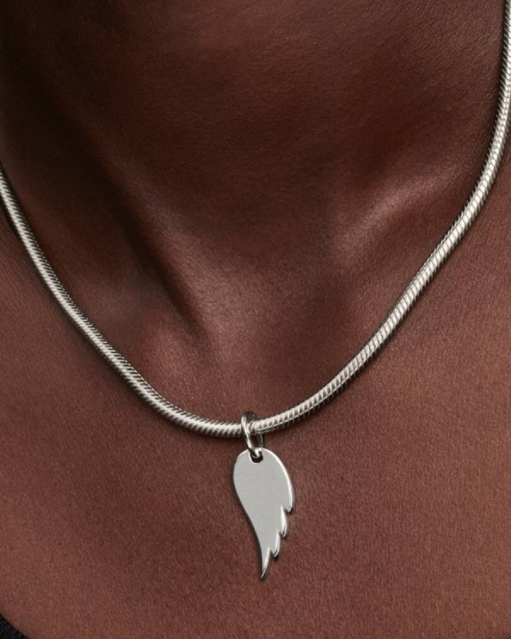 Charm Colgante Etiqueta Ala de Ángel Grabable