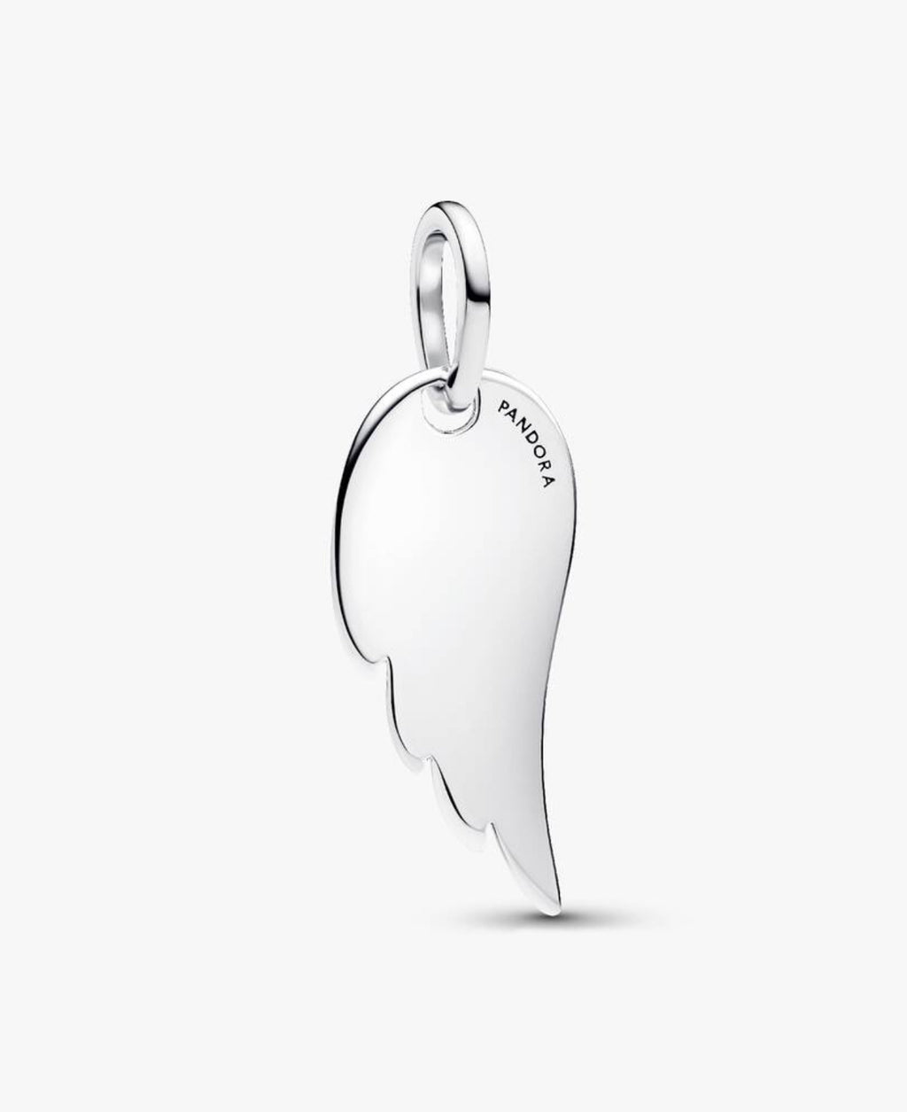 Charm Colgante Etiqueta Ala de Ángel Grabable