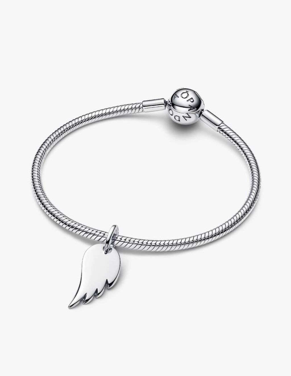 Charm Colgante Etiqueta Ala de Ángel Grabable