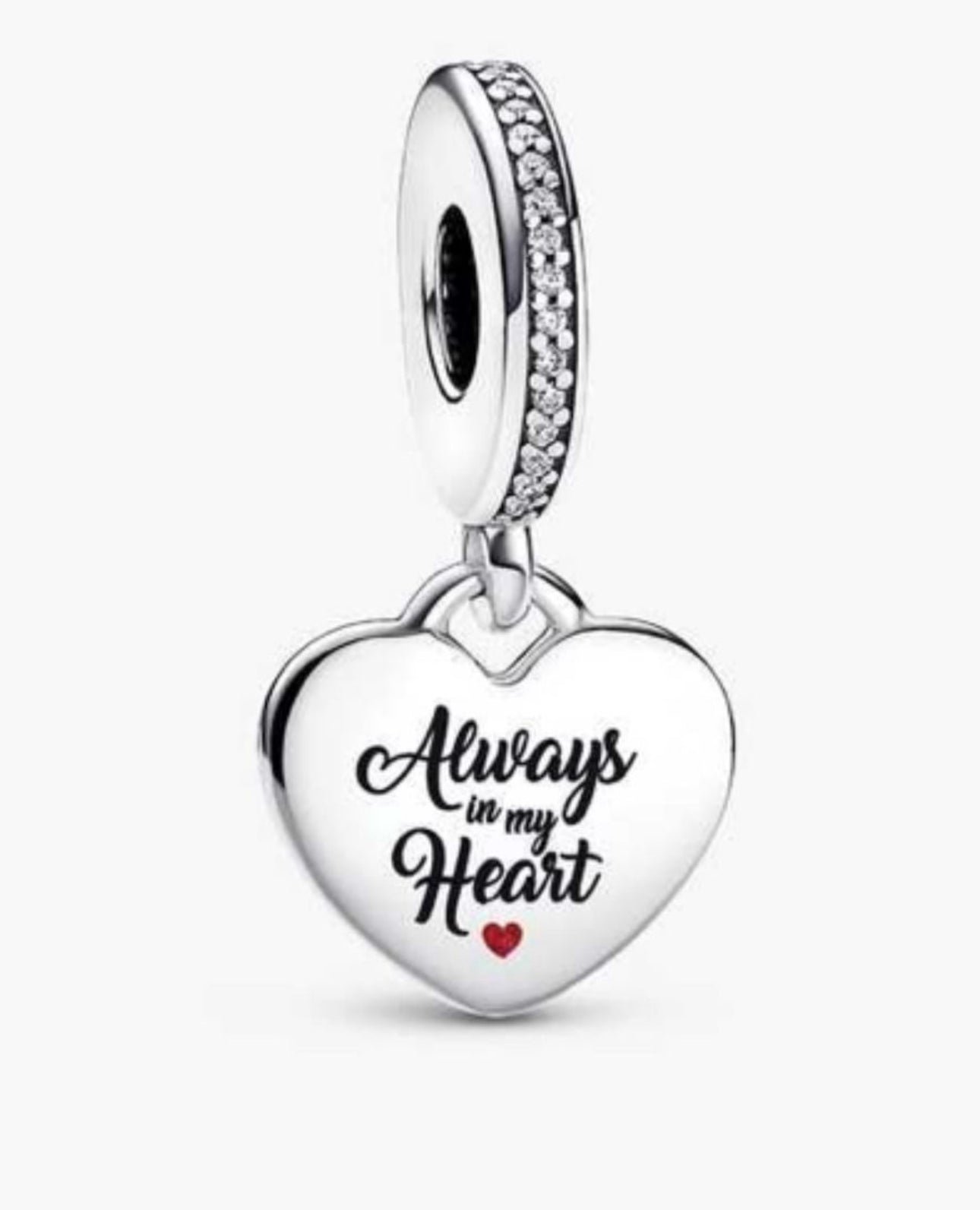 Charm Colgante “Siempre en mi Corazón”