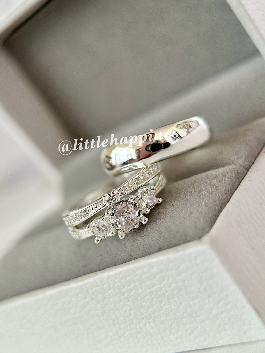 Anillos Trío de Boda