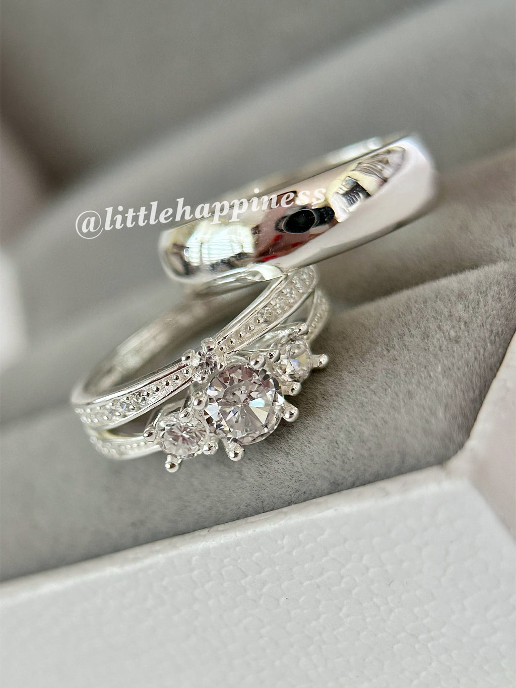 Anillos Trío de Boda