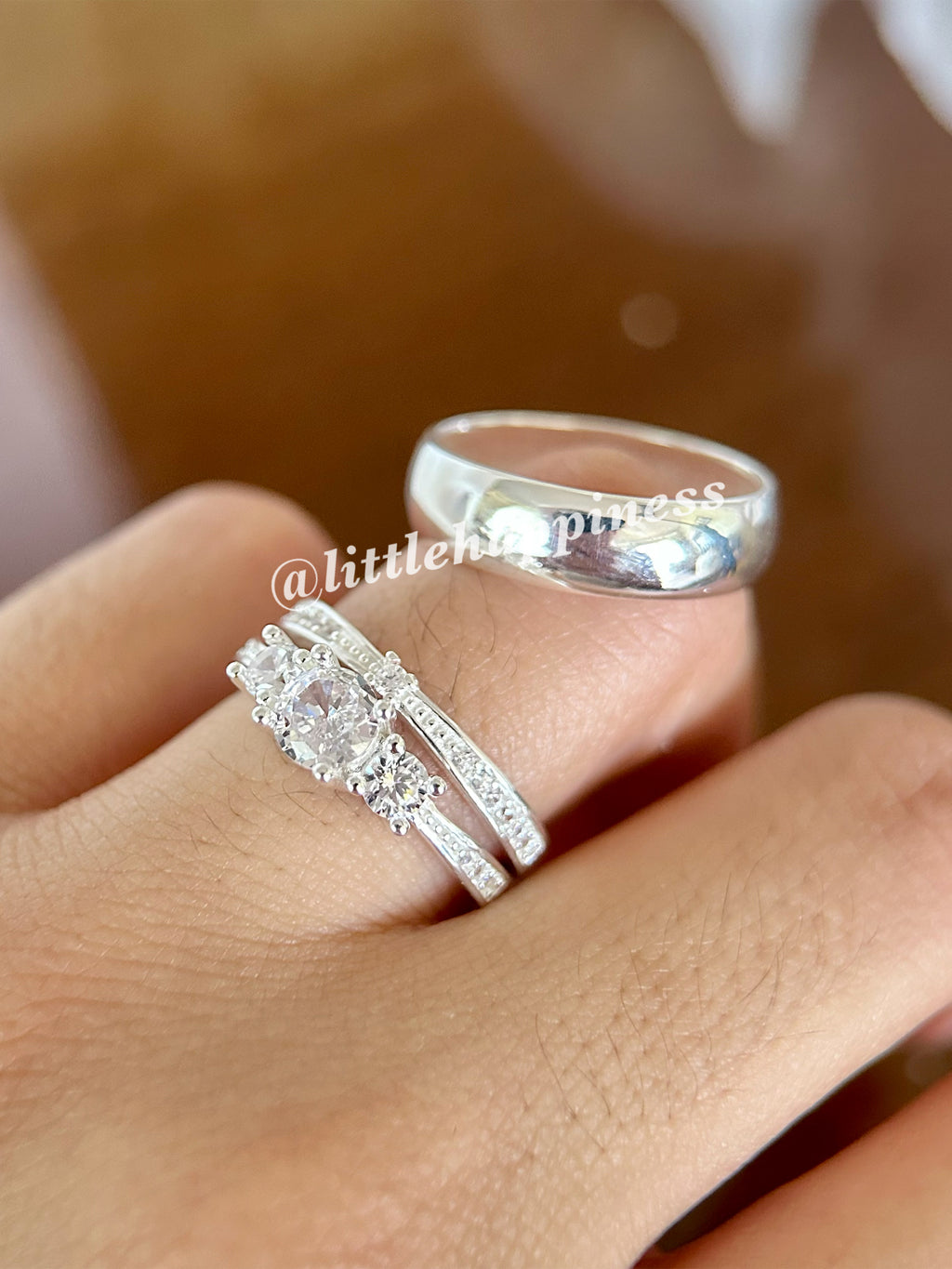 Anillos Trío de Boda