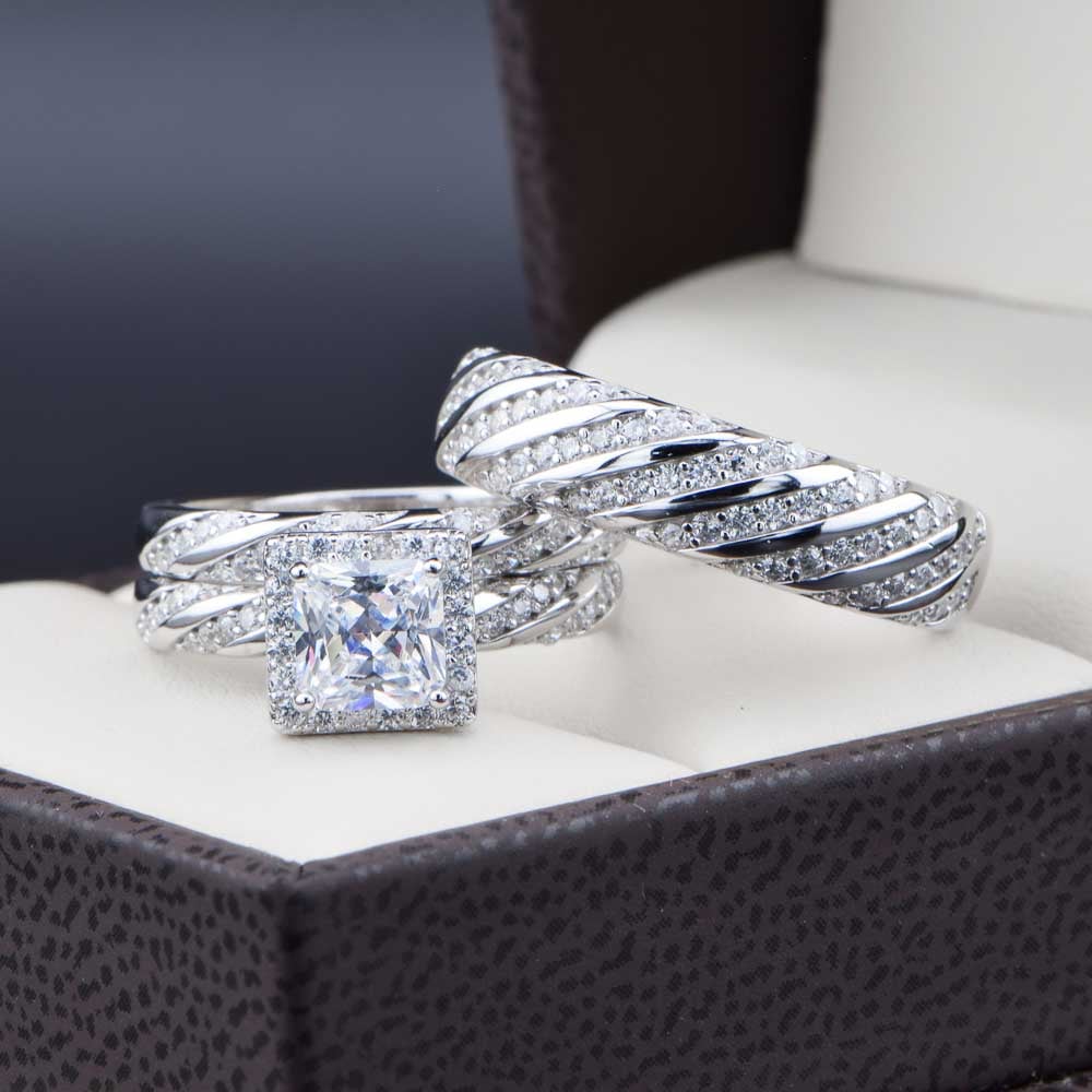 Anillos Trío de Boda