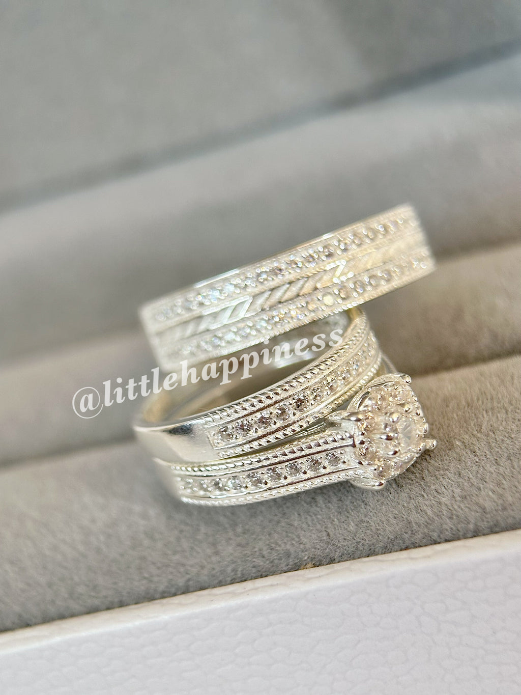 Anillos Trío de Boda