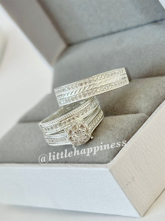 Anillos Trío de Boda