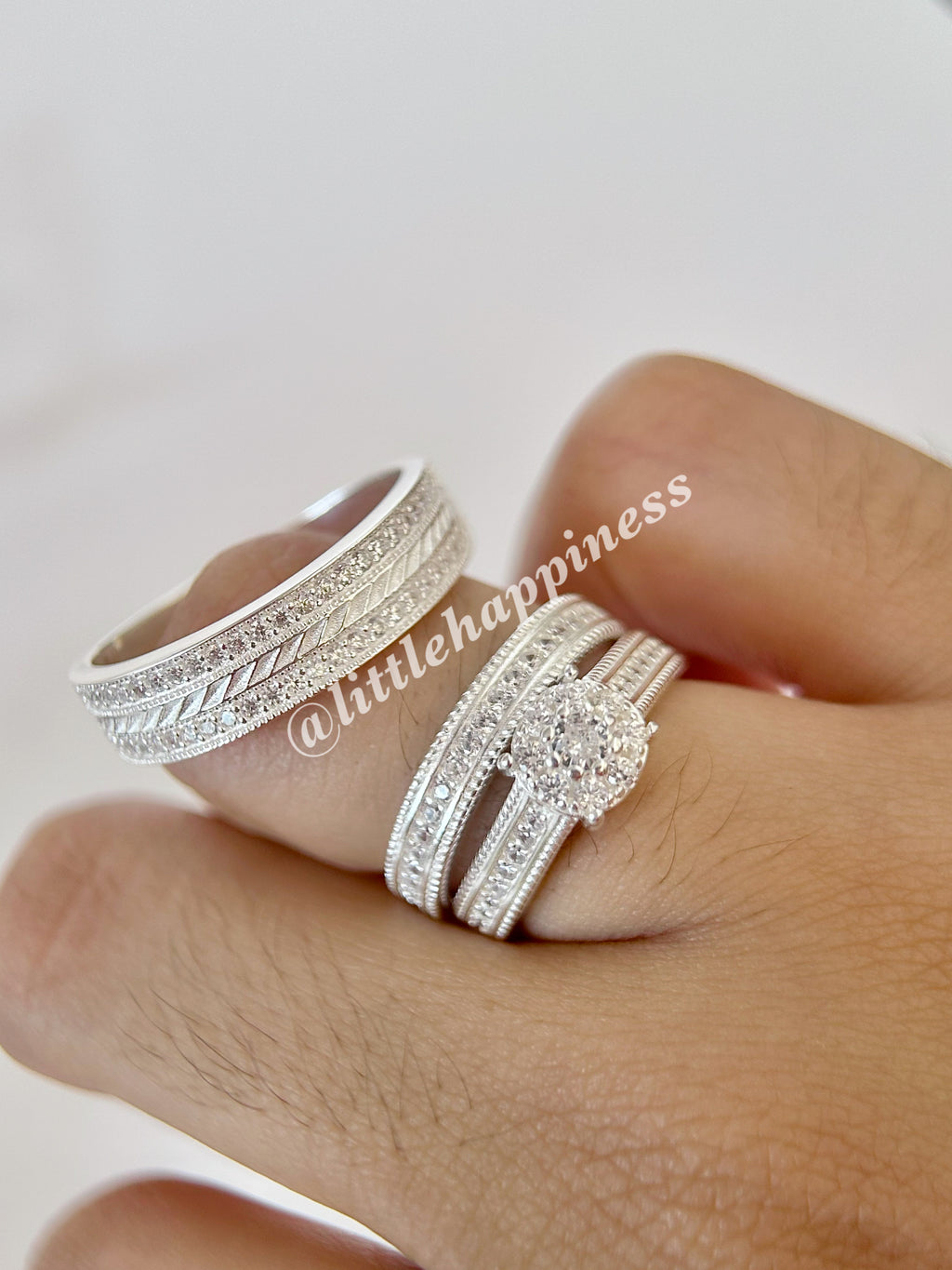 Anillos Trío de Boda