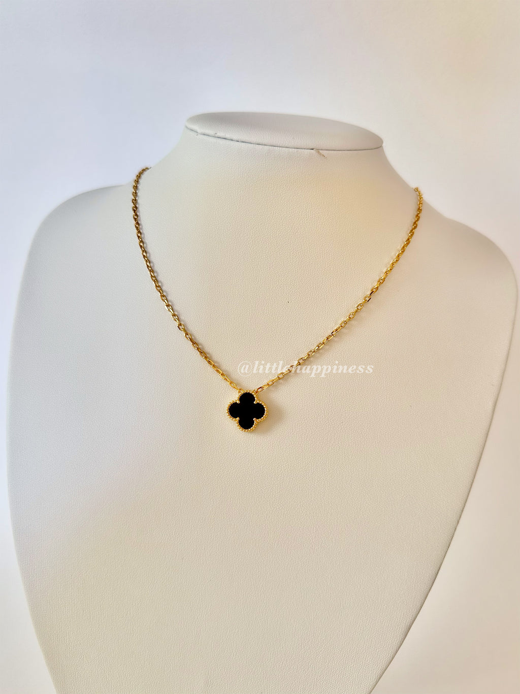 Collar 1 Trébol Negro