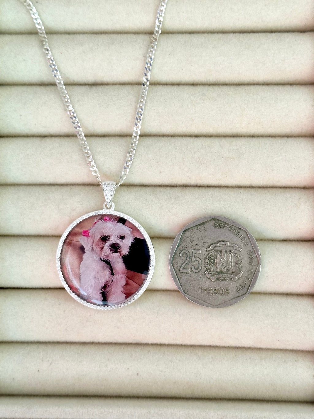 Cadena + Medalla Personalizada Grande