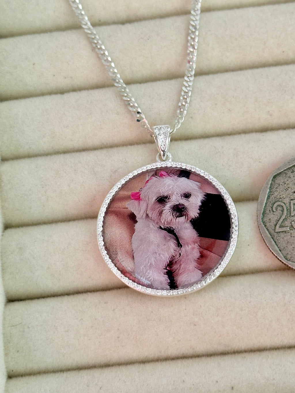 Cadena + Medalla Personalizada Grande