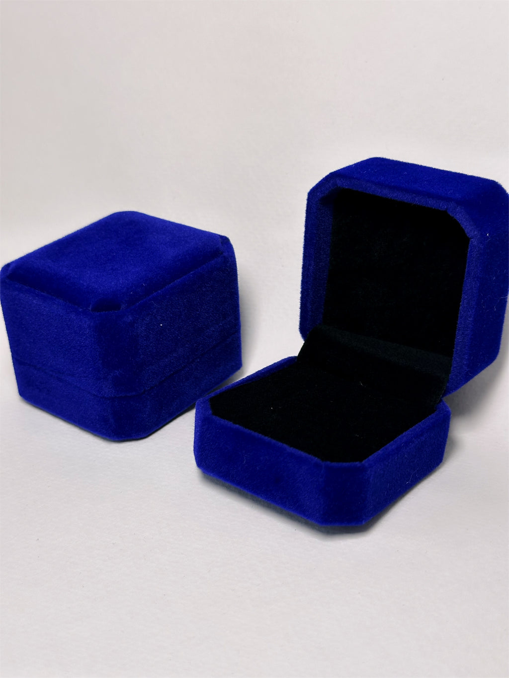 Caja Azul Oscuro para Anillo