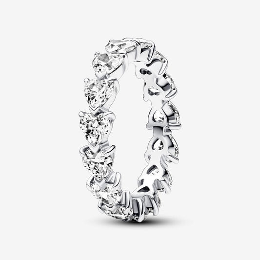 Anillo Alianza de Corazones Transparentes