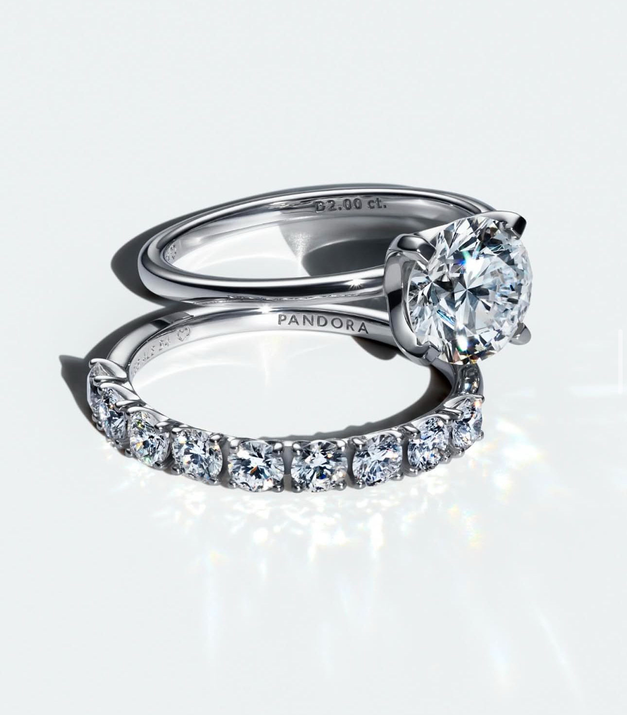 Conjunto Anillos Piedras Brillantes