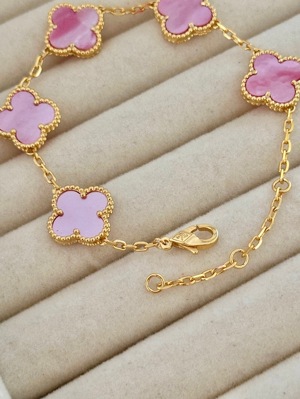 Pulsera Tréboles Rosa