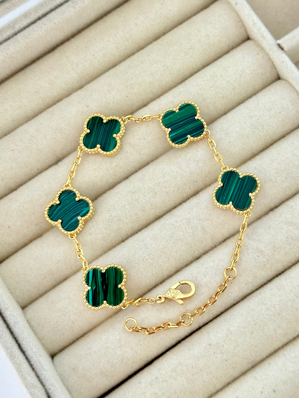 Pulsera Tréboles Verde