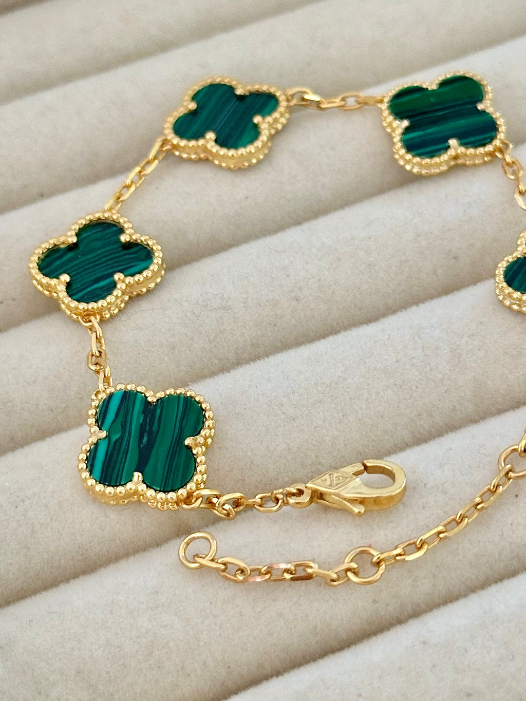 Pulsera Tréboles Verde