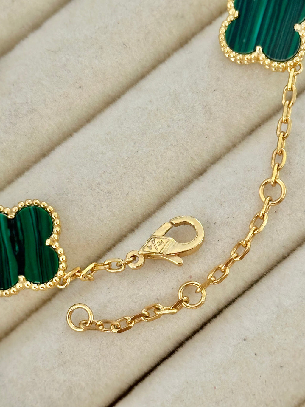 Pulsera Tréboles Verde
