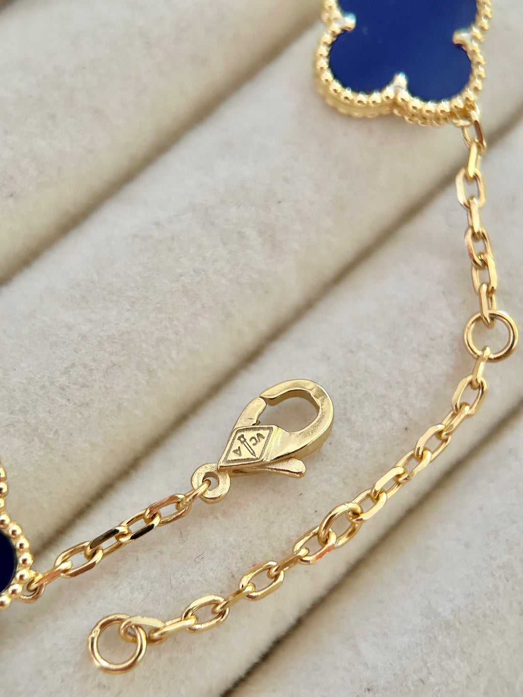 Pulsera Tréboles Azul