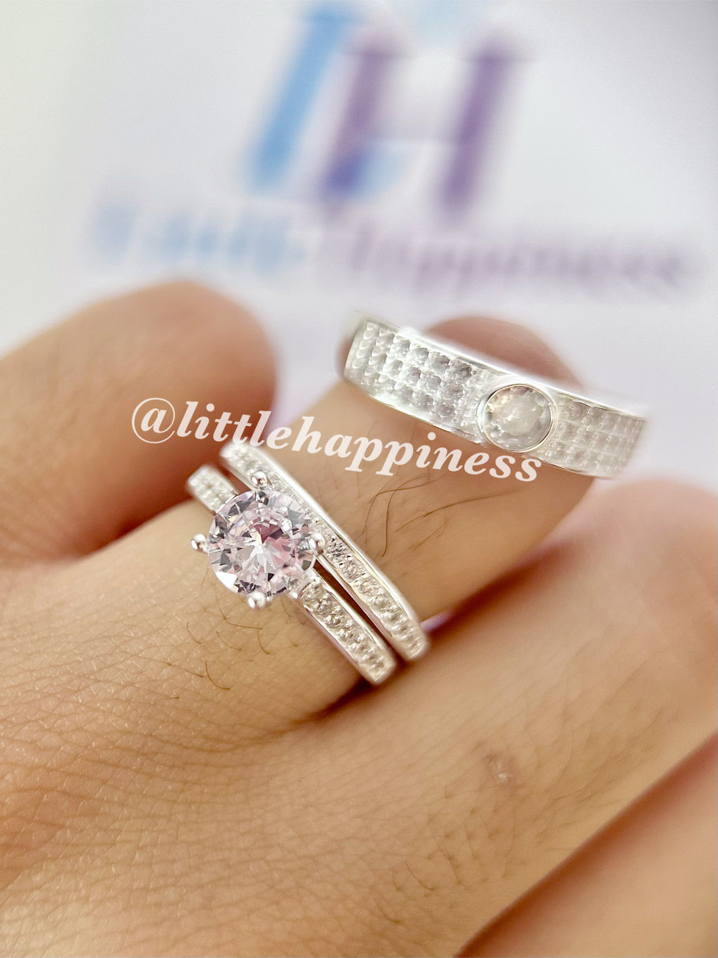 Anillos Trio de Boda