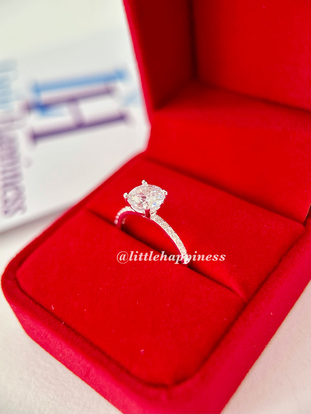 Anillo De Compromiso con piedras