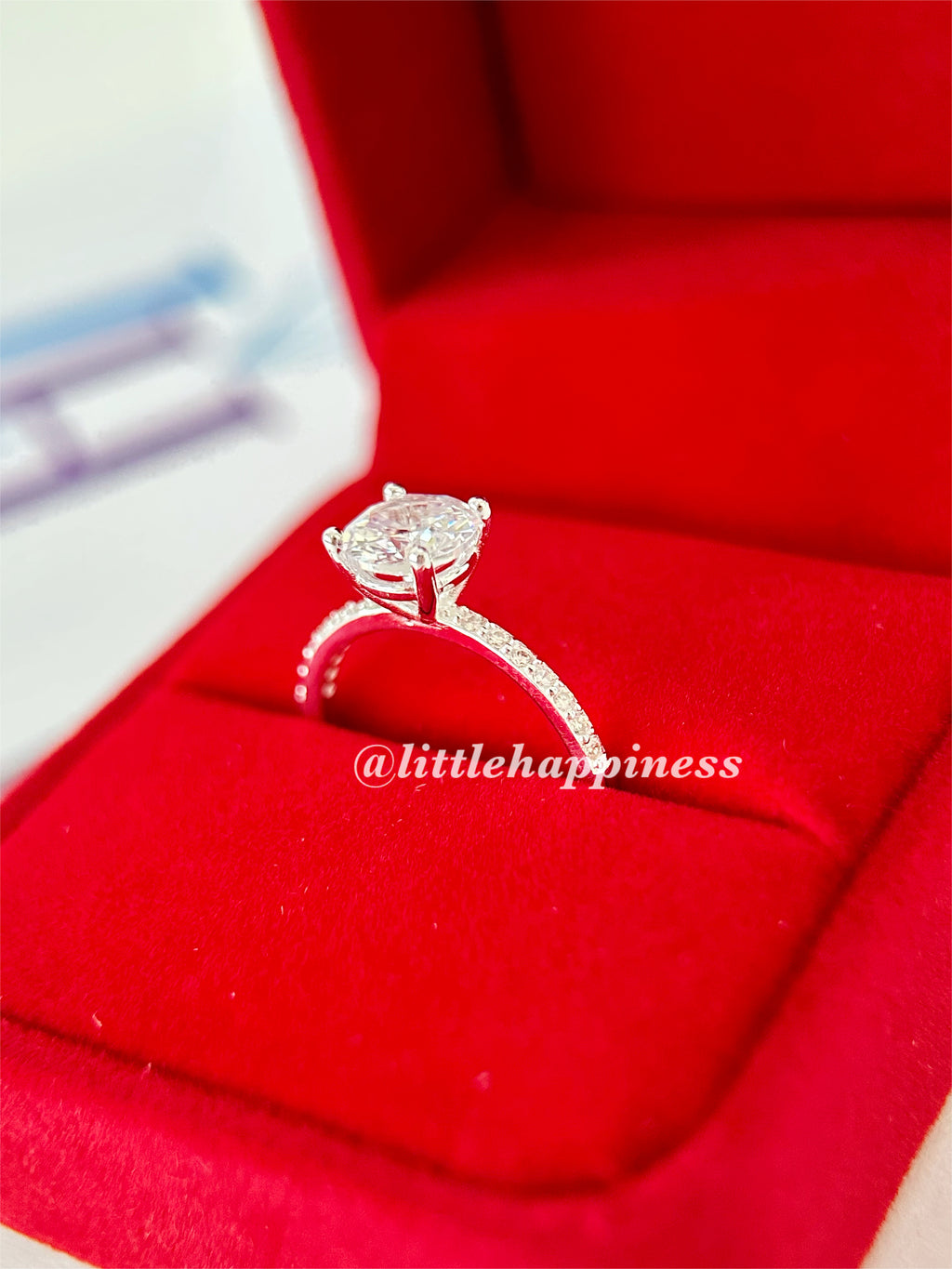 Anillo De Compromiso con piedras