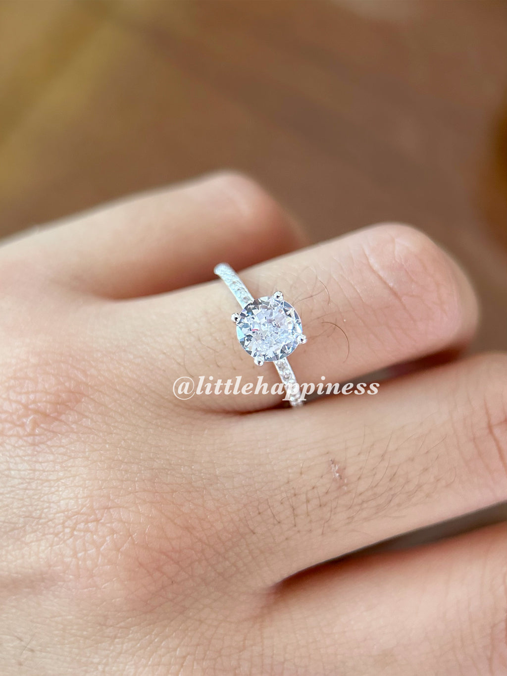 Anillo De Compromiso con piedras