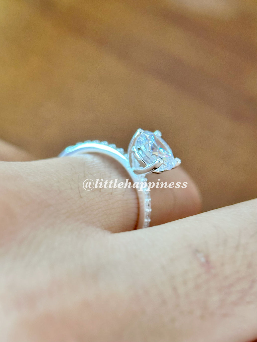 Anillo De Compromiso con piedras