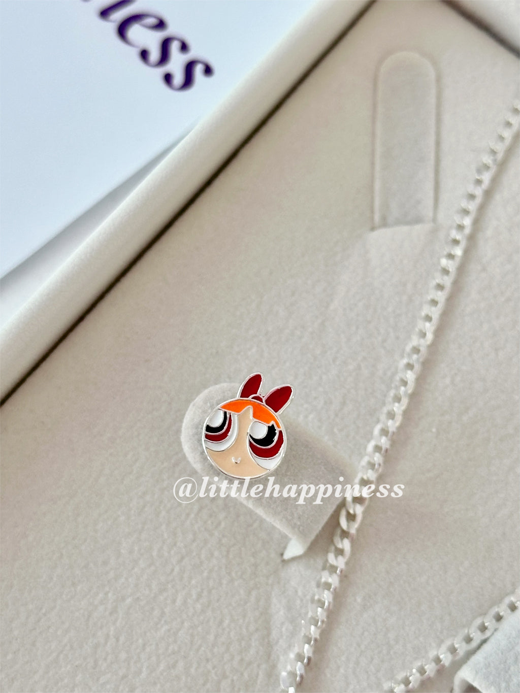 Conjunto Collar y aretes Bombón, chicas superpoderosas