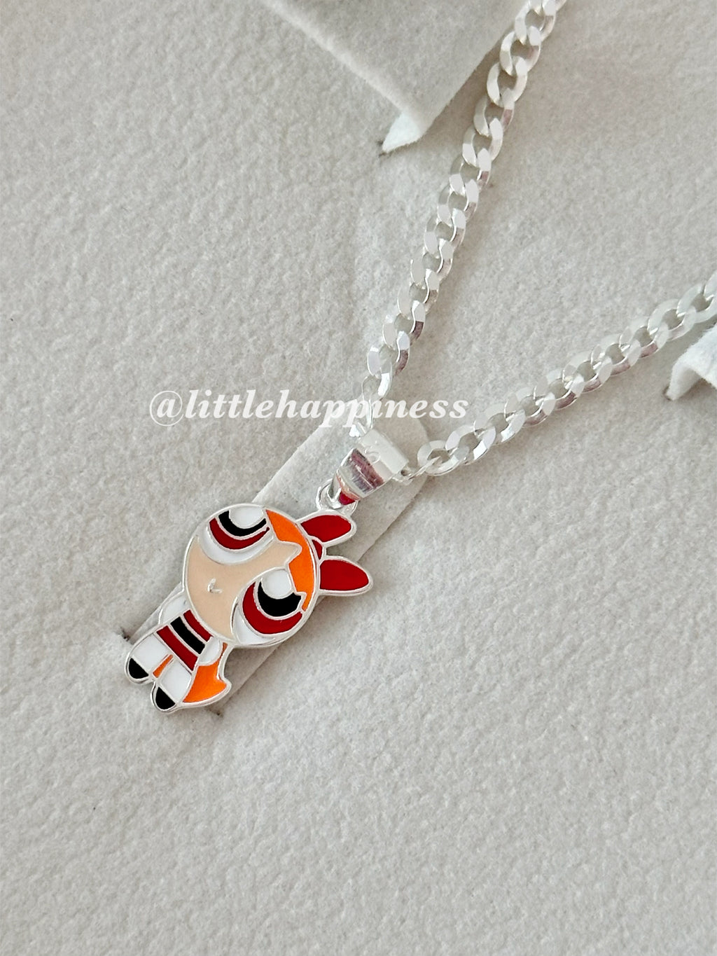 Conjunto Collar y aretes Bombón, chicas superpoderosas