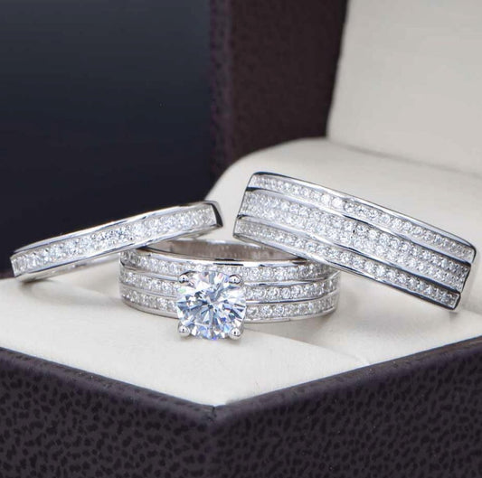 Anillos Trío de Boda