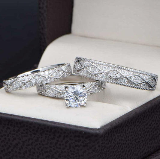 Anillos Trío de Boda