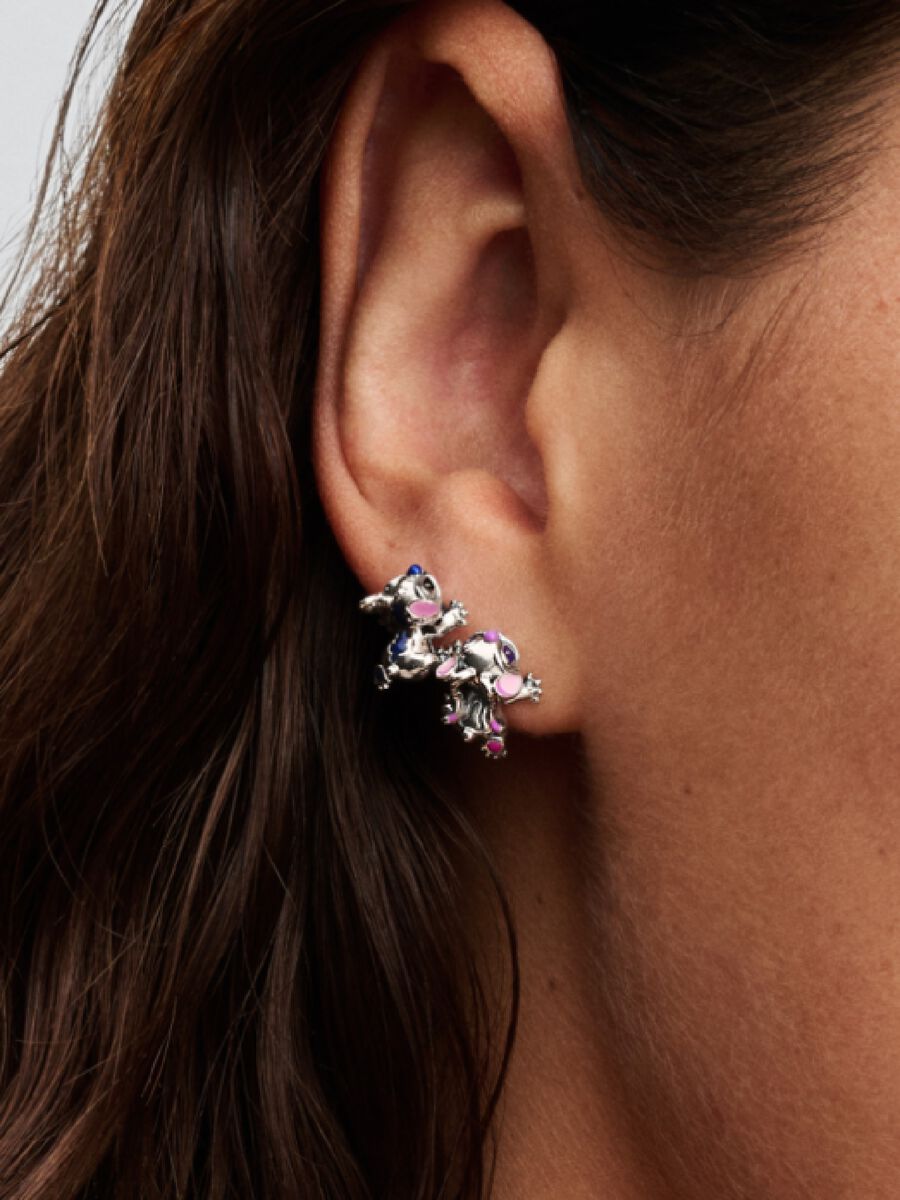 Conjunto Collar y Aretes Stitch