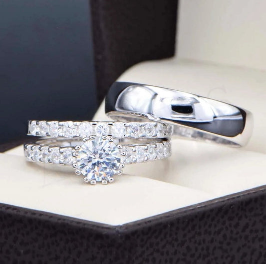 Anillos Trio de Boda